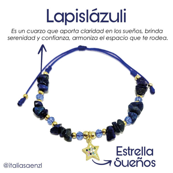 Pulsera Lapizlazuli - Italia Saenz