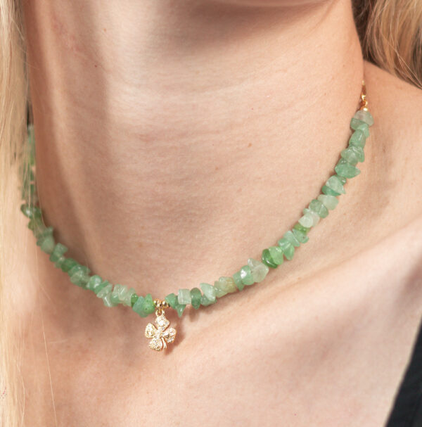 Choker CuarzoJade - Italia Saenz