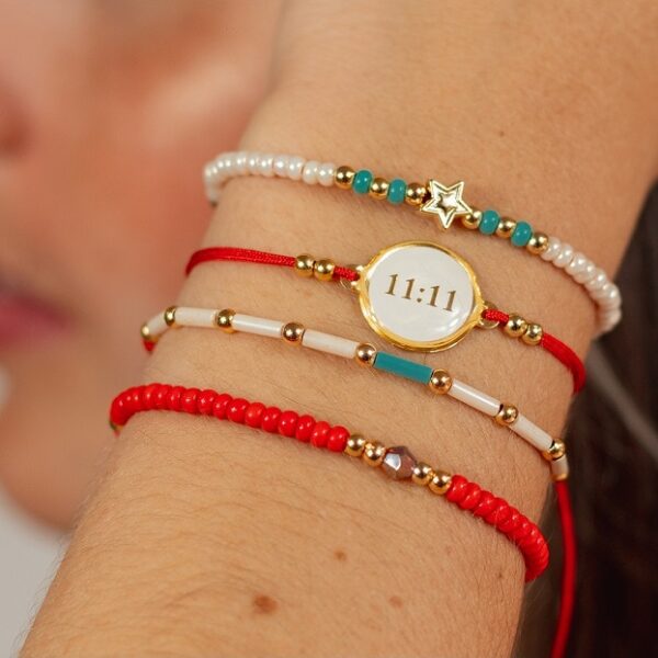 Pulsera Set Once Once Roja-Italia Saenz