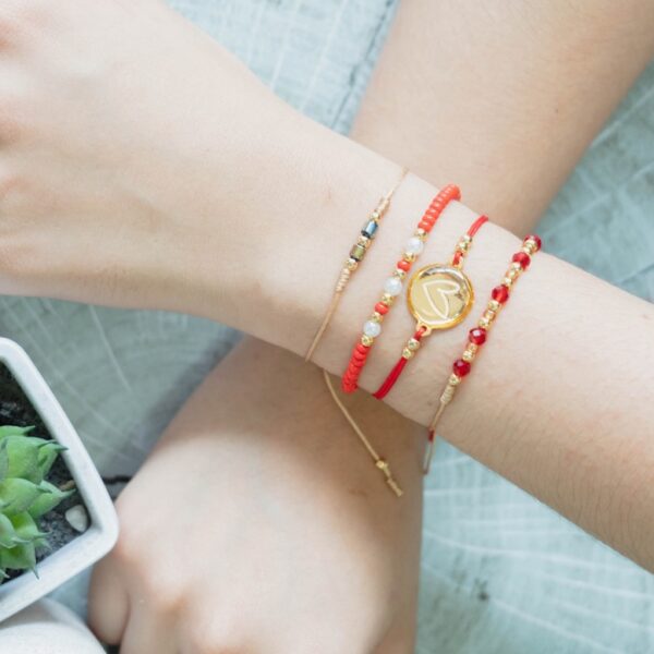 Set Pulsera Roja Amor Italia Saenz